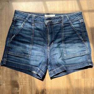Denim shorts